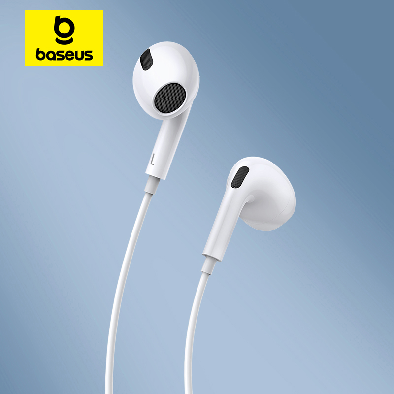 Wired Earphone Lightning - Baseus C17 有線イヤホン Type-C マイクインイヤー有線ヘッドフォン Xiaomi