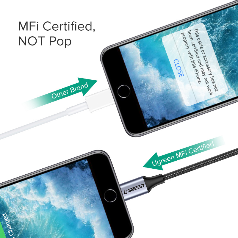 Ugreen-iPhone 12 11 pro max xr - Wired Earphone Lightning のレビューと価格