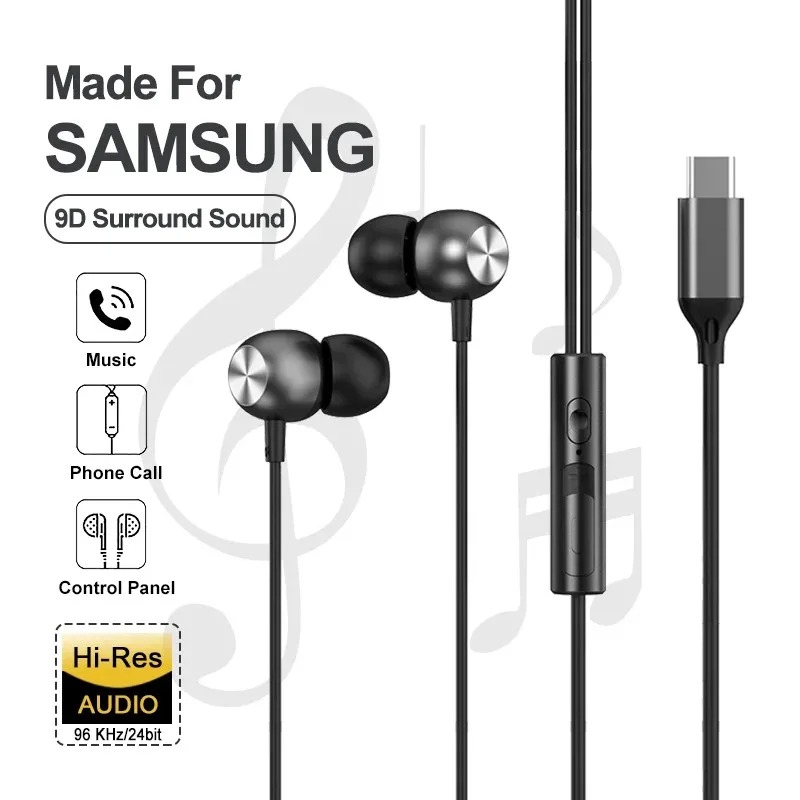 軽量有線インイヤーイヤホン 3.5mm USB タイプ C  - Wired Earphone Lightning のレビューと価格