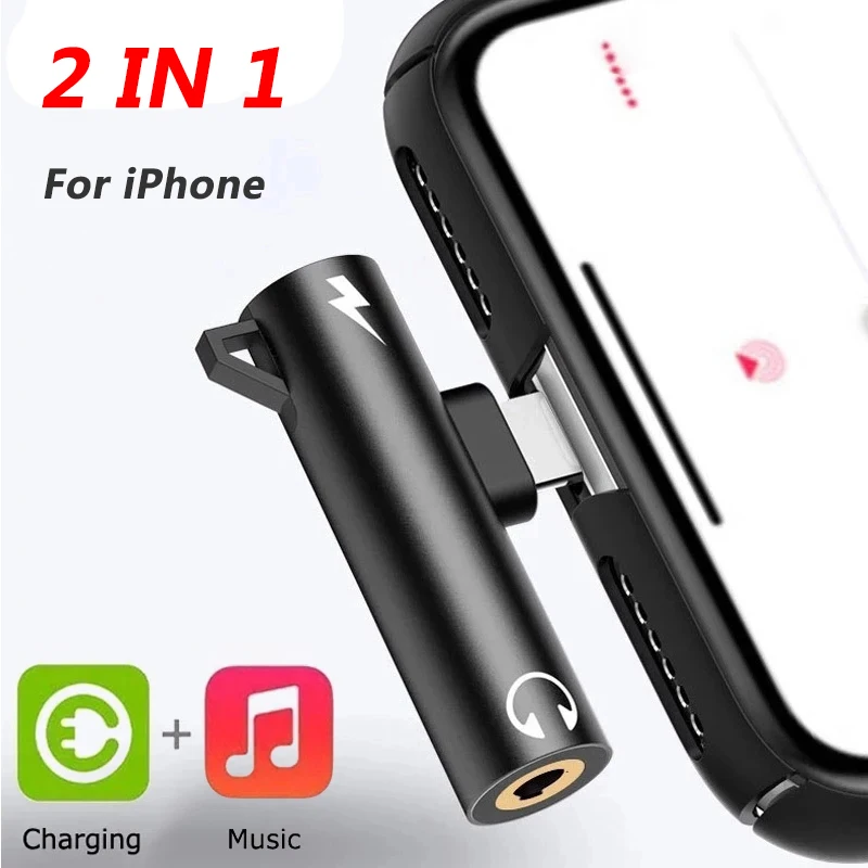 iPhone 14/13/12/11/X用 2in1アダプタ - Wired Earphone Lightning のレビューと価格