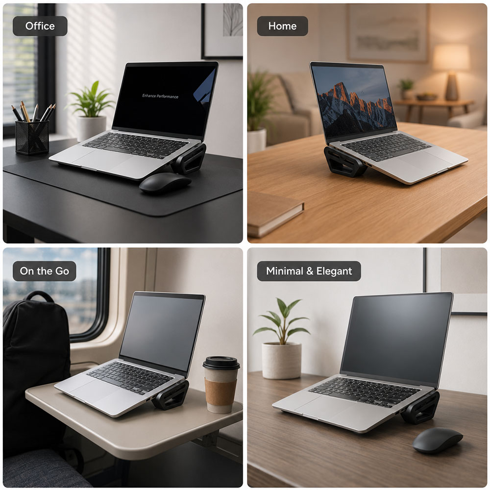 Rafford ラップトップサイドスタンド、ポータブル人間工 - Tablet Lap Desk のレビューと価格