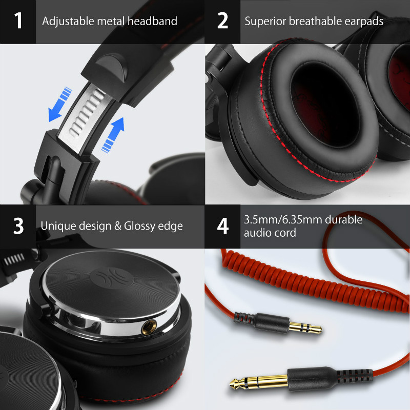 Oneodio 有線ヘッドフォンプロフェッショナルスタジオプ - Wired Earphone Lightning のレビューと価格