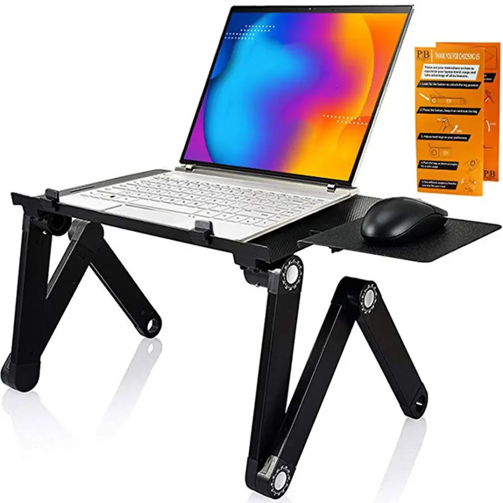 アルミ合金製ラップトップテーブル折りたたみ式ノートブックデス - Tablet Lap Desk のレビューと価格